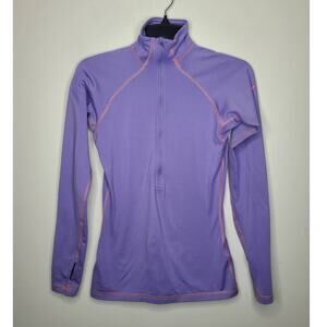 Nike Pro dri-fit warm purple pullover - small